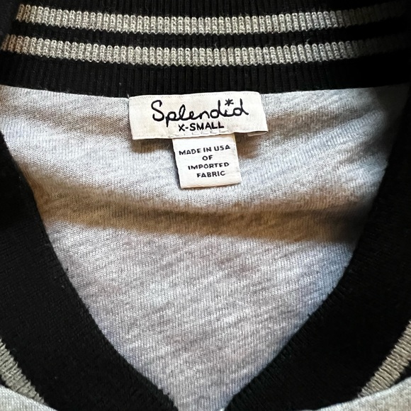 Splendid Model Soft Varsity Jacket XS - Picture 4 of 6